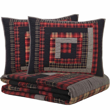 Cumberland Queen Quilt Set; 1-Quilt 90Wx90L w/2 Shams 21x27 VHC Brands - The Fox Decor